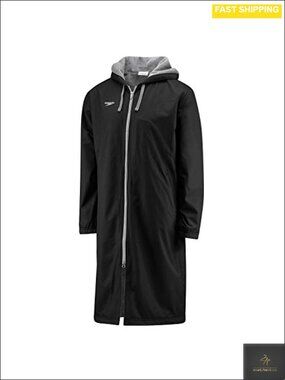 Unisex Fleece Lined Water Resistant Hooded Parka Jacket Anorak